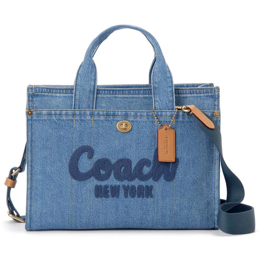 レディース　COACH デニム トートバッグ ショルダーバッグ CR657 COACH（コーチ） トートバッグ レディース CR657 B4IN デニムバッグ