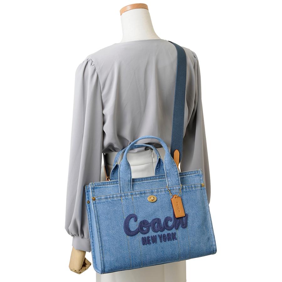 レディース　COACH デニム トートバッグ ショルダーバッグ CR657 COACH（コーチ） バッグ トートバッグ ショルダーバッグ レディース