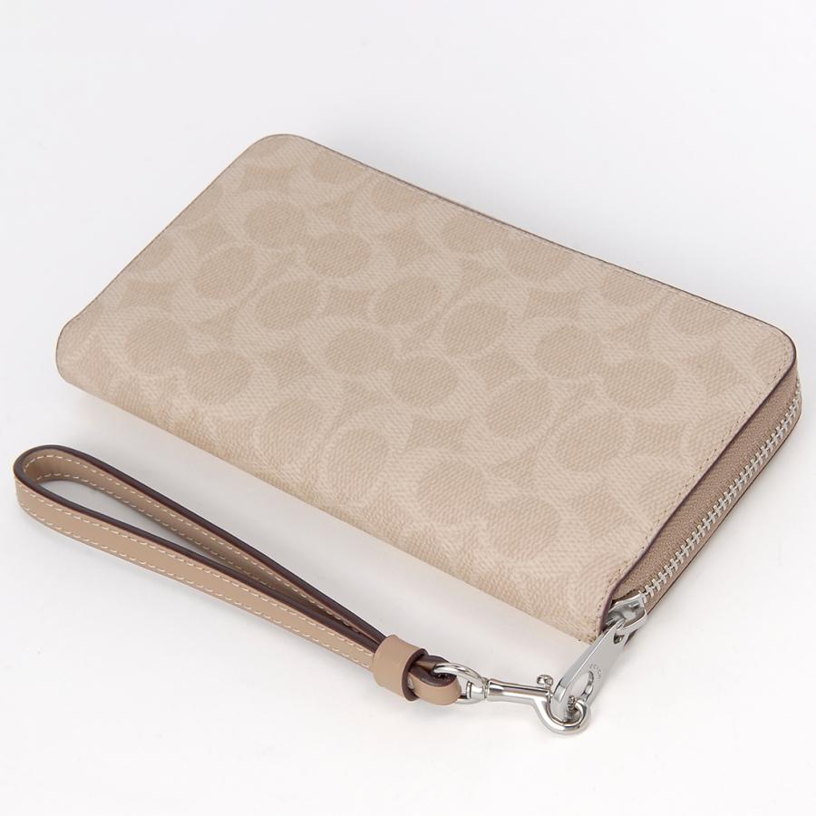 COACH（コーチ） 長財布 レディース サンド ベージュ CW778 SVPWH : s