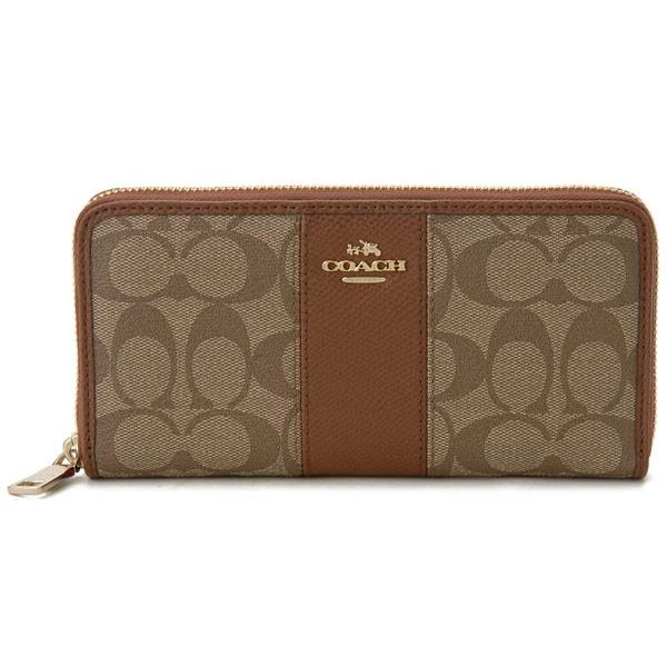 COACH（コーチ） ラウンドファスナー長財布 F52859 IMBDX シグネチャー