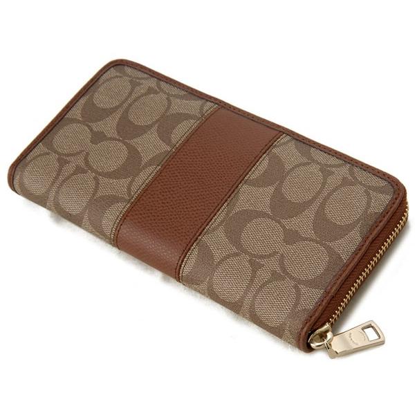COACH（コーチ） ラウンドファスナー長財布 F52859 IMBDX シグネチャー