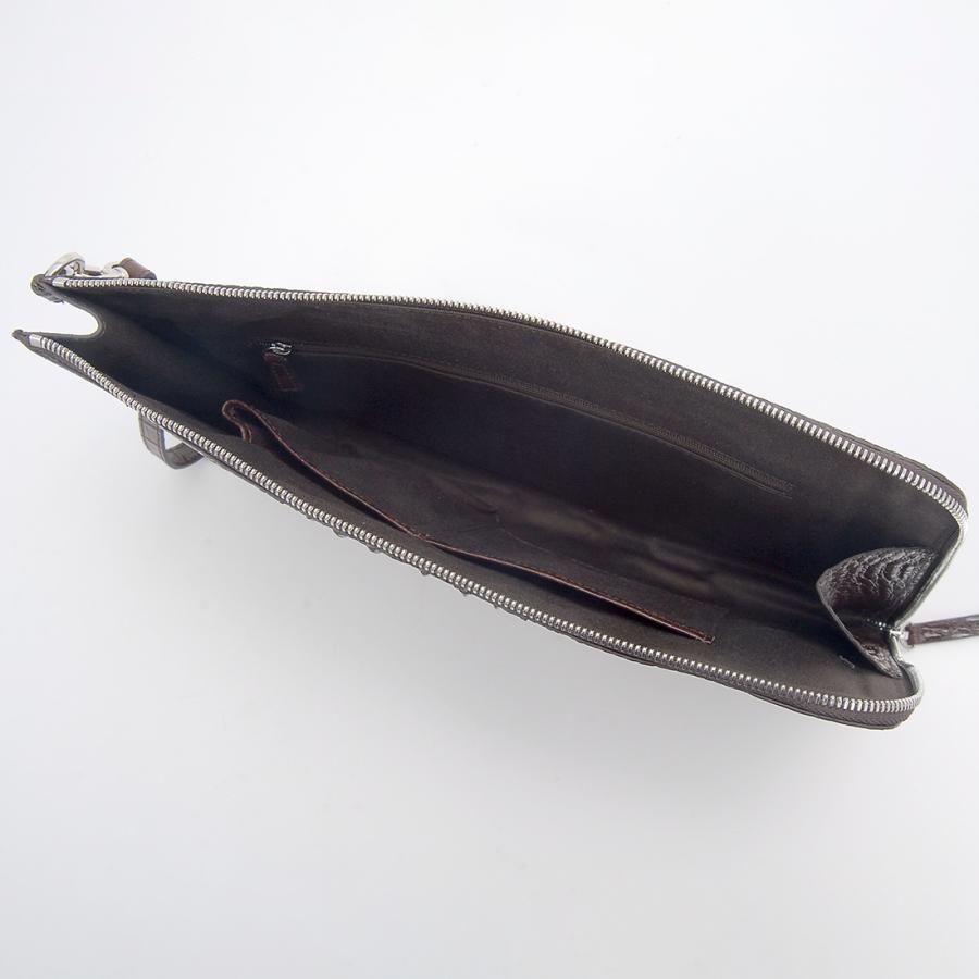RODANIA（ロダニア） クロコダイル×牛革 セカンドバッグ クラッチ
