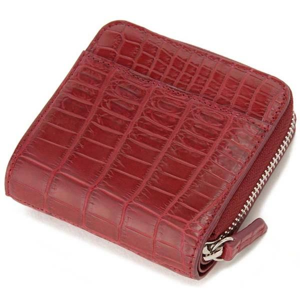 ポイント10倍 訳あり 小キズあり クロコダイル 二つ折り財布 ワニ革 本革 開運 金運 財運 縁起 財布 高級皮革 |  | 10