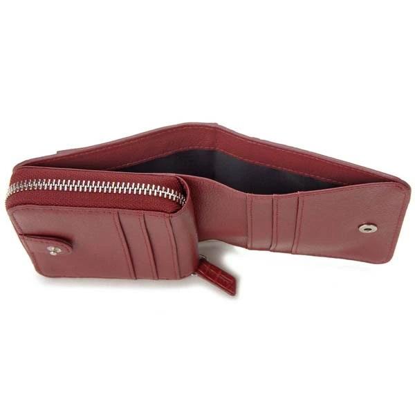 訳あり 小キズあり クロコダイル 二つ折り財布 ワニ革 本革 開運 金運