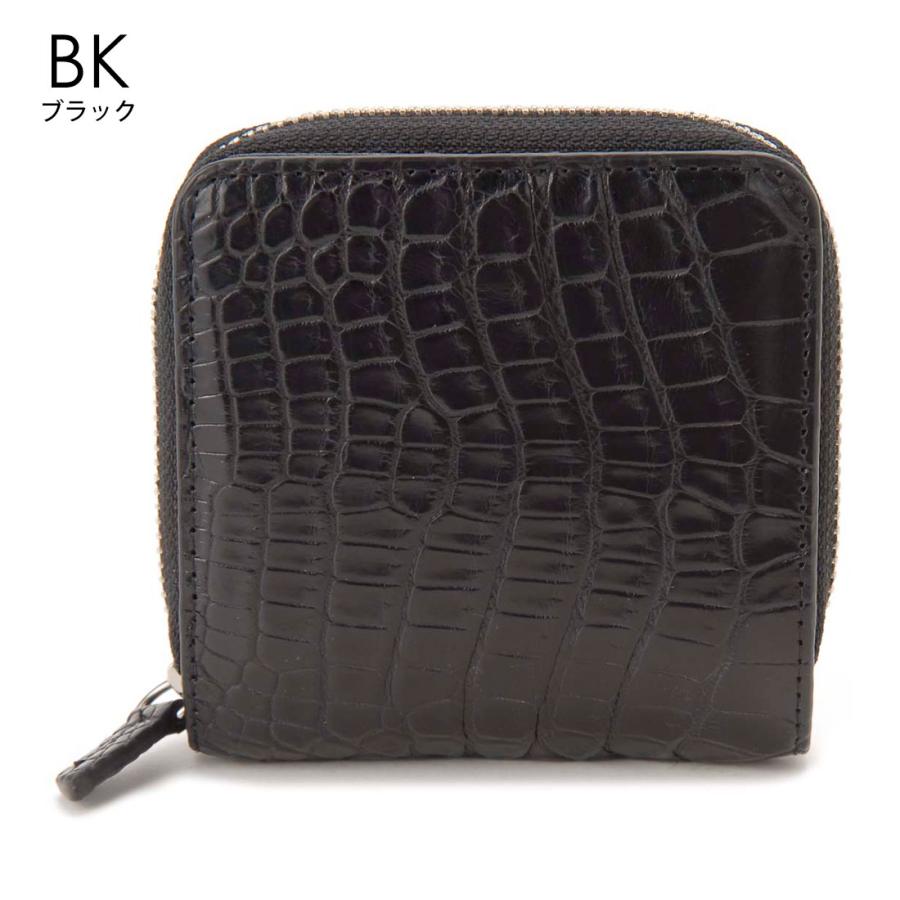 ポイント10倍 訳あり 小キズあり クロコダイル 二つ折り財布 ワニ革 本革 開運 金運 財運 縁起 財布 高級皮革 |  | 03