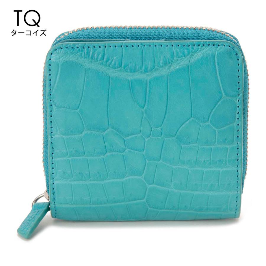 ポイント10倍 訳あり 小キズあり クロコダイル 二つ折り財布 ワニ革 本革 開運 金運 財運 縁起 財布 高級皮革 |  | 09