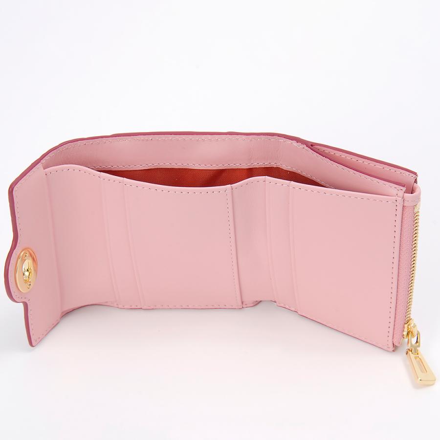 えあり~♪52 さん　新品　赤 シャイニングクロコダイル小銭入れ付き二つ折り財布 二つ折り財布 クロコダイル 本革 レディース シャイニング