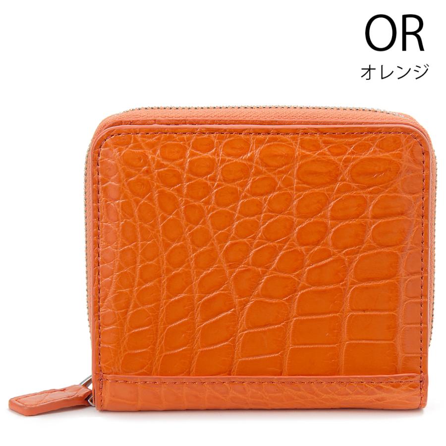 2/15-17ボーナスストア クロコダイル コンパクト財布 ラウンドファスナー二つ折り財布 メンズ ワニ革 開運 金運 財運 縁起 財布 高級皮革 | RODANIA | 05