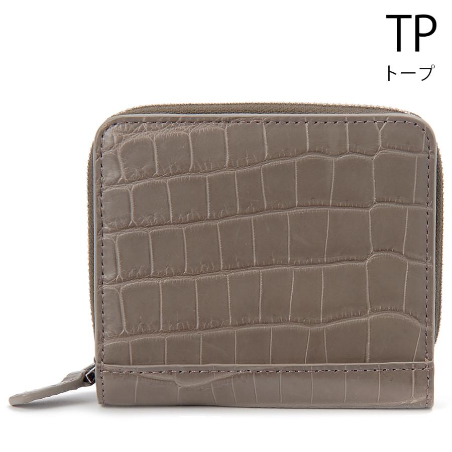 2/15-17ボーナスストア クロコダイル コンパクト財布 ラウンドファスナー二つ折り財布 メンズ ワニ革 開運 金運 財運 縁起 財布 高級皮革 | RODANIA | 07