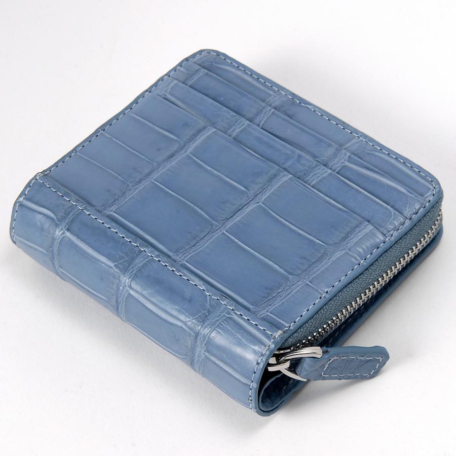 2/15-17ボーナスストア クロコダイル コンパクト財布 ラウンドファスナー二つ折り財布 メンズ ワニ革 開運 金運 財運 縁起 財布 高級皮革 | RODANIA | 08