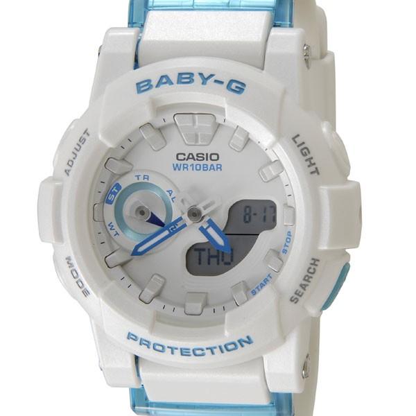 CASIO カシオ Baby-G BGA-185FS-7ADR ベビーG フォーランニング ホワイト レディース 腕時計｜s-select