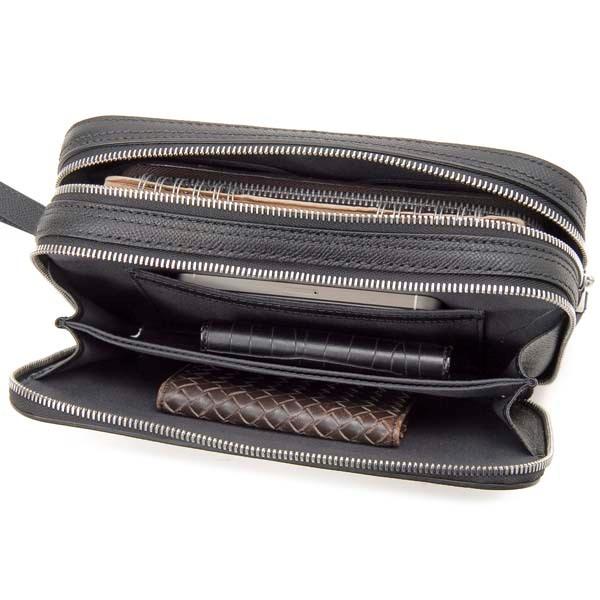dunhill ダンヒル セカンドバッグ メンズ ブラック DU19F3900CA dunhill ダンヒル セカンドバッグ メンズ ブラック DU19F3900CA