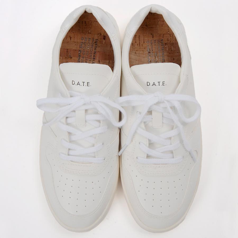 D.A.T.E デイト スニーカー　W391 CRVGWH ECO-VEGAN D.A.T.E. D.A.T.E デイト スニーカー レディース ホワイト W391