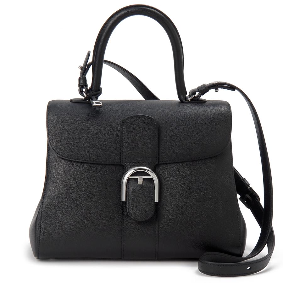 Delvaux デルヴォー ハンドバッグ レディース ブラック AA0483AAU0 99Z PA BRILLANT MM DELVAUX（デルヴォー） ハンドバッグ レディース ブラック AA0483AAU0