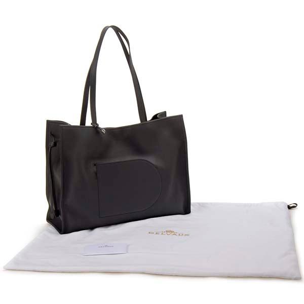 DELVAUX デルヴォー Delvaux トートバッグ レディース ブラック D TOTE