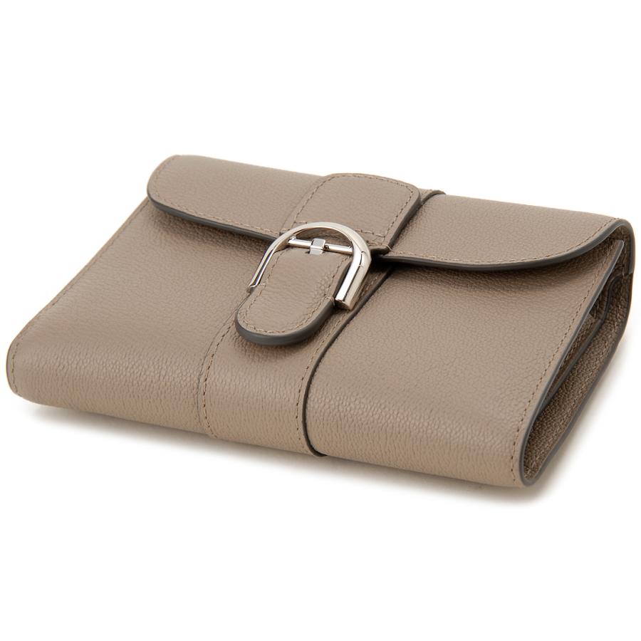 DELVAUX デルヴォー ブリヨン 三つ折り財布 アイボリー レザー DELVAUX（デルヴォー） 3つ折り財布 ブリヨン コンパクトウォレット