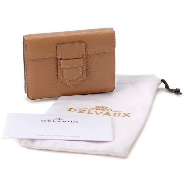 DELVAUX（デルヴォー） 三つ折り財布 レディース ブラウン AB0561AQY0
