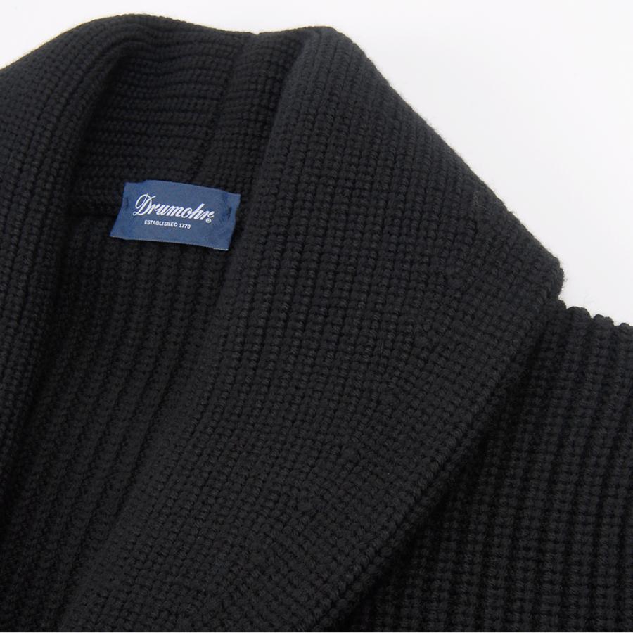 DRUMOHR（ドルモア） ニット カーディガン メンズ ブラック D5M419PN