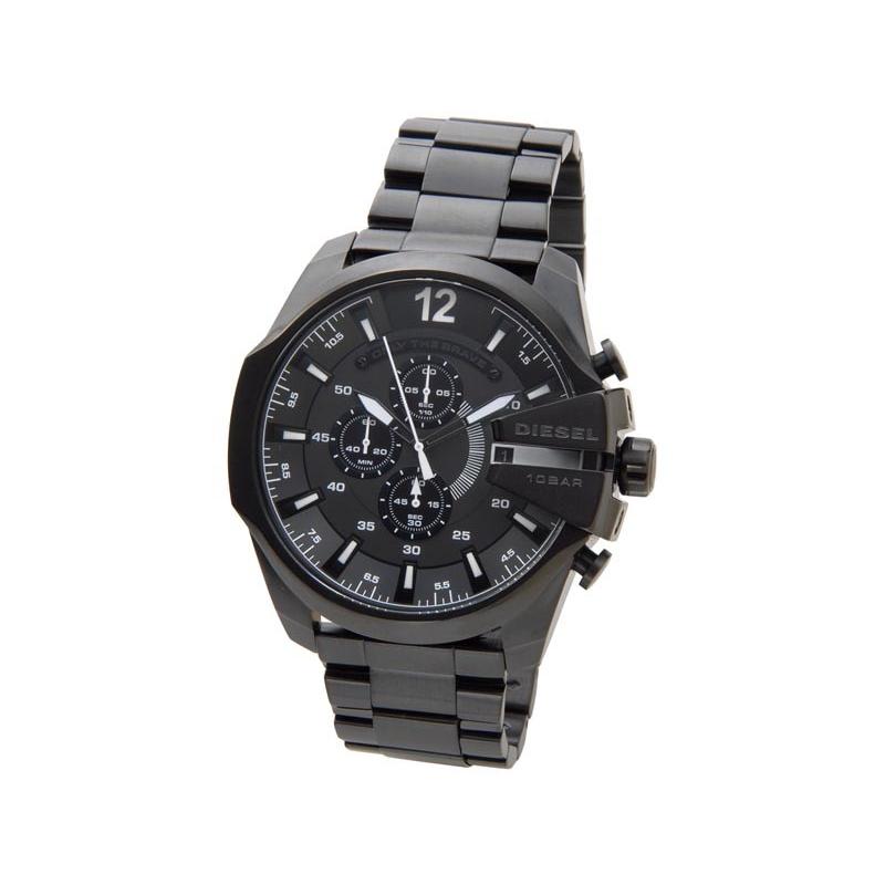 【未使用】ディーゼル クロノグラフ腕時計 メガチーフ DZ-4283 ディーゼル DIESEL 腕時計 メガチーフ MEGA CHIEF DZ4283 BLACK