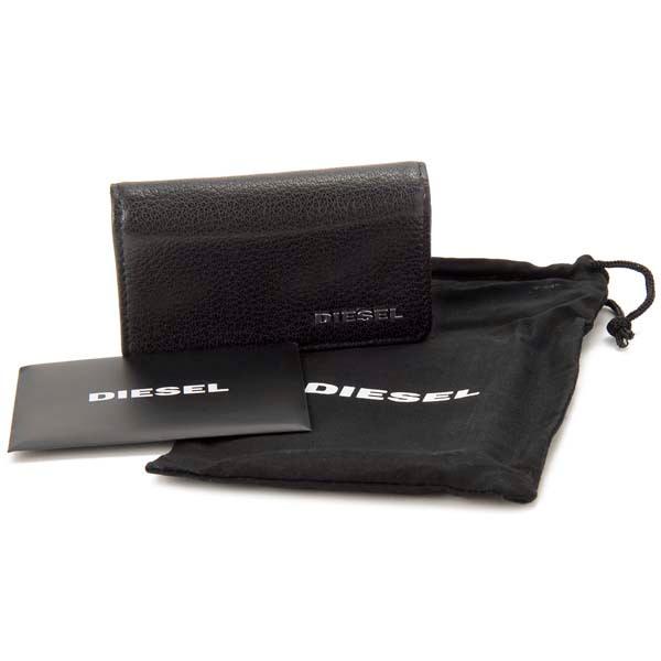 人気アイテム 新品 希少【DIESEL】レザー ロゴ ジップアラウンド