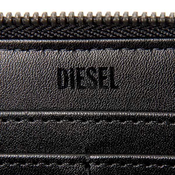 DIESEL（ディーゼル） ラウンドファスナー長財布 メンズ ブラック