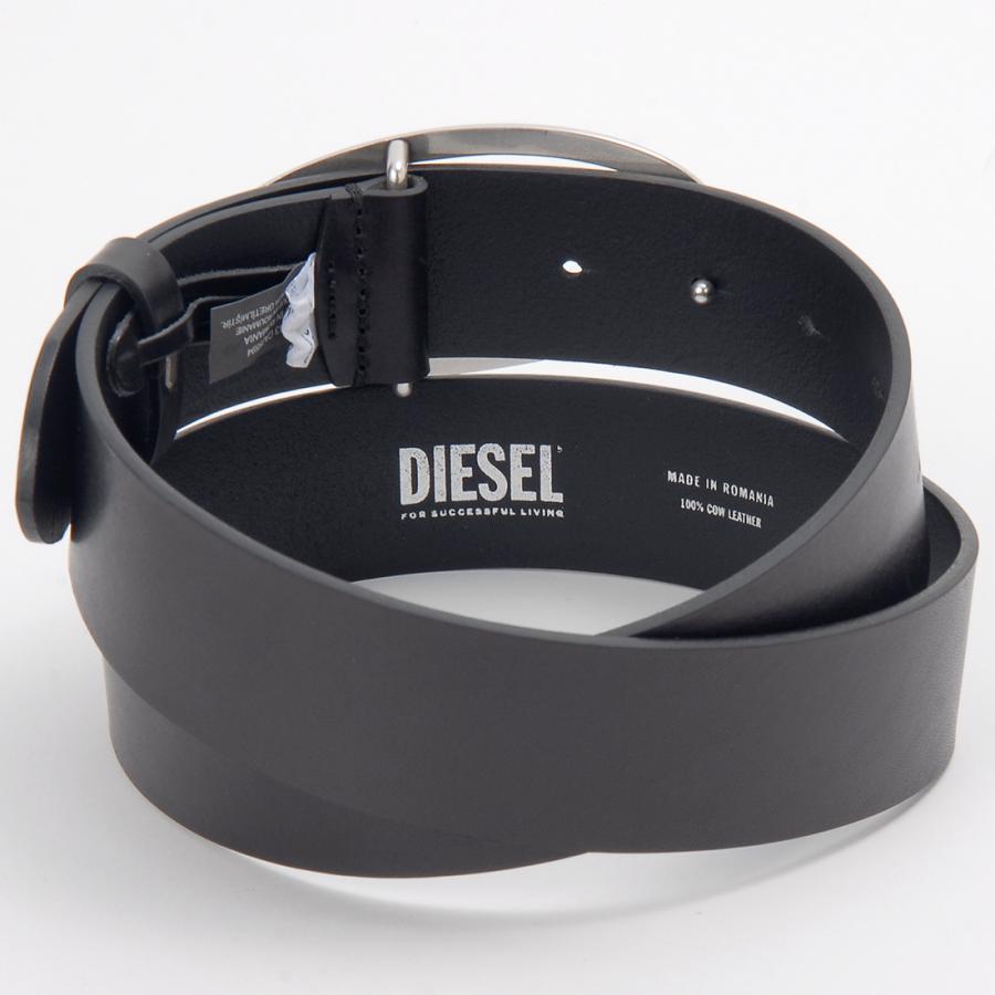 DIESEL ディーゼル ベルト レザー X08516 PR666 T8013 DIESEL（ディーゼル） ベルト メンズ ブラック X08516 PR666 T8013 B