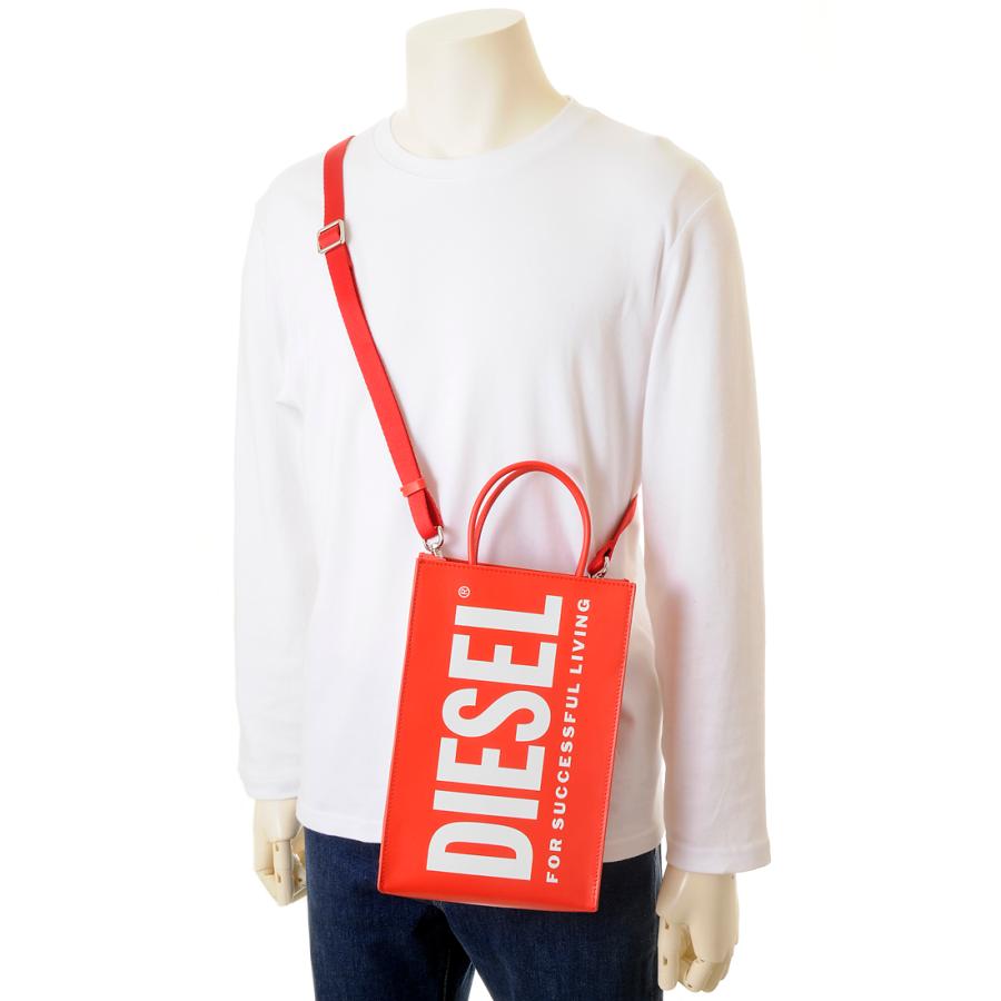 DIESEL ディーゼル トートバッグ レッド X09021P1245 T4044 : s DIESEL ディーゼル トートバッグ レッド X09021P1245 T4044 : s
