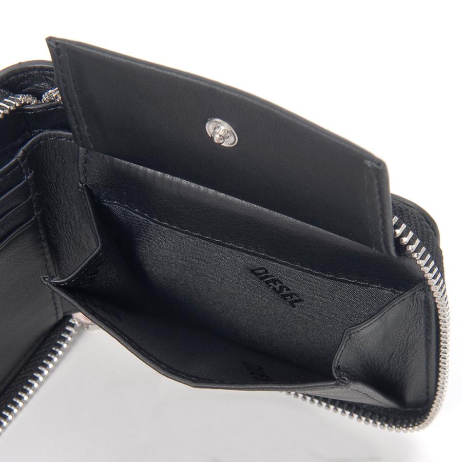 DIESEL（ディーゼル） タイムセール ラウンド 二つ折り財布 ブラック
