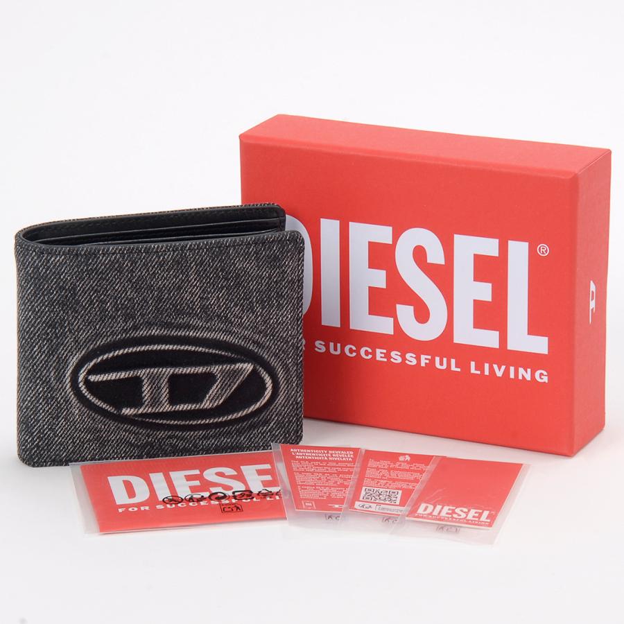 DIESEL（ディーゼル） タイムセール 二つ折り財布 ブラック X10610