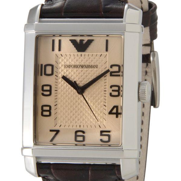 EMPORIOEMPOLIO ARMANI エンポリオアルマーニ メンズ 腕時計 AR0489 ブラウンゴールド : s-select ...
