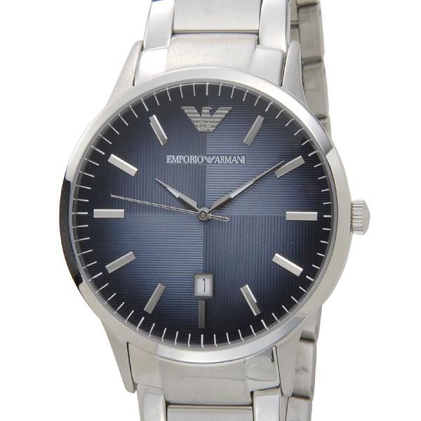エンポリオアルマーニ EMPORIO ARMANI 腕時計 AR2472 クラシック ネイビーブルー メンズ 送料無料｜s-select