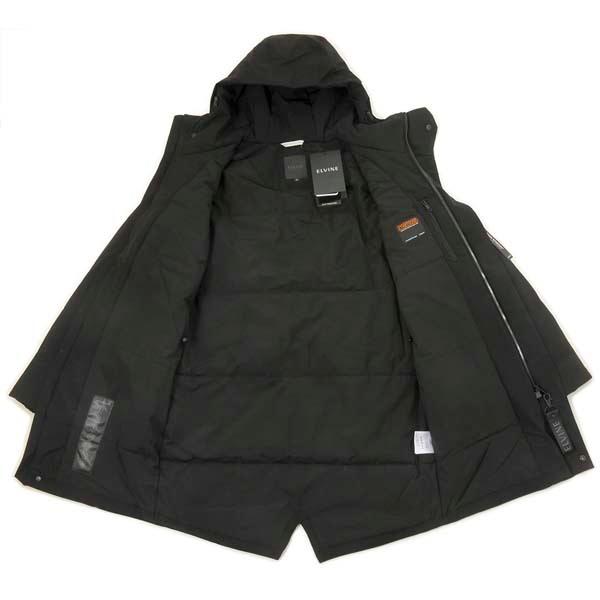 elvine エルバイン ナイロンジャケット メンズ サーモアエコ ダウン