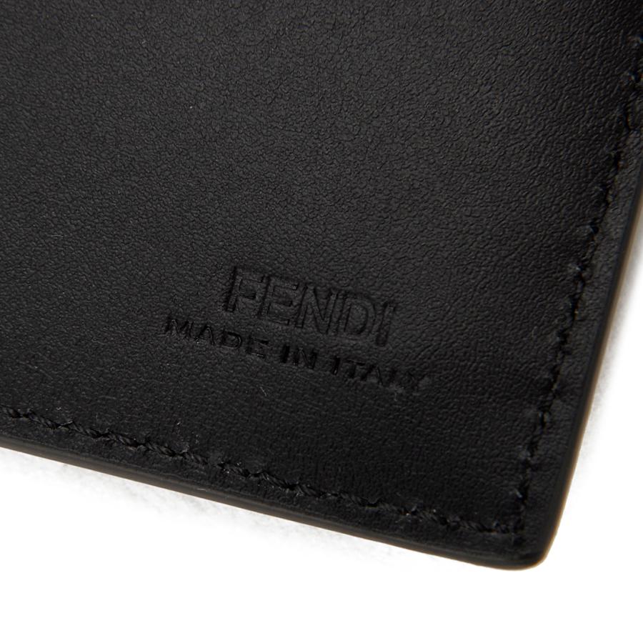 美品 FENDIマネークリップ カードケース ブラック レザー FENDI フェンディ 【即日発送】マネークリップ カードケース