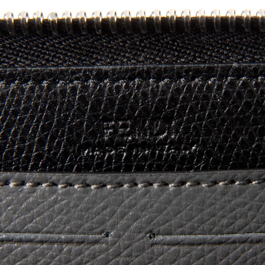 FENDI フェンディ ラウンドファスナー長財布 ブラック 7M0342