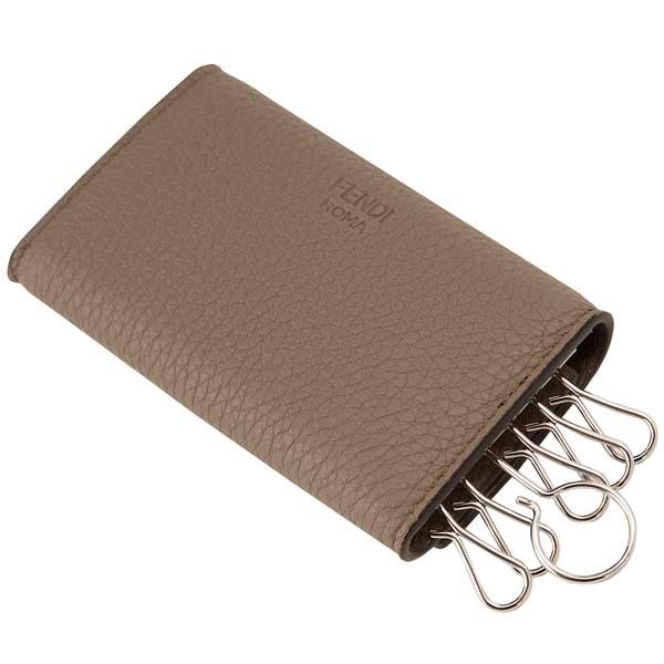 FENDI フェンディ キーケース トリュフ グレー 8AP159 A91B