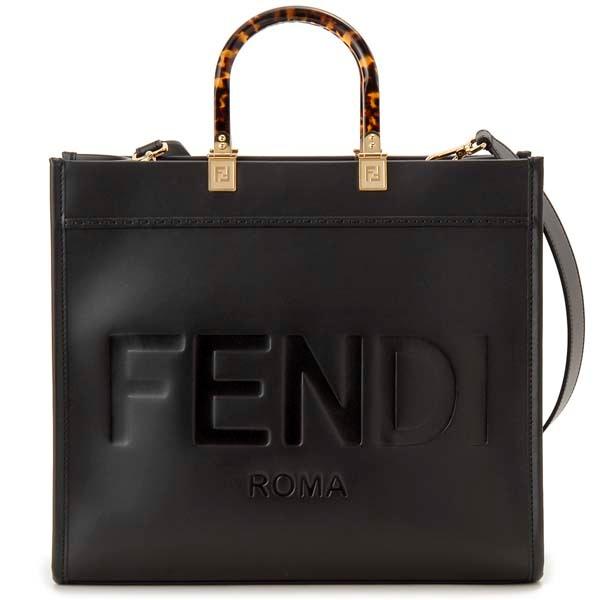 FENDI（フェンディ） トートバッグ レディース ブラック 8BH386 ABVL