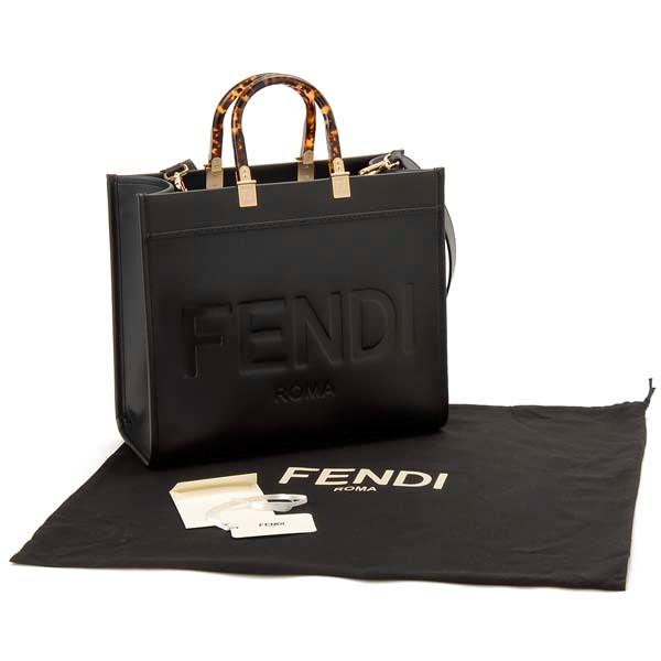FENDI（フェンディ） トートバッグ レディース ブラック 8BH386 ABVL