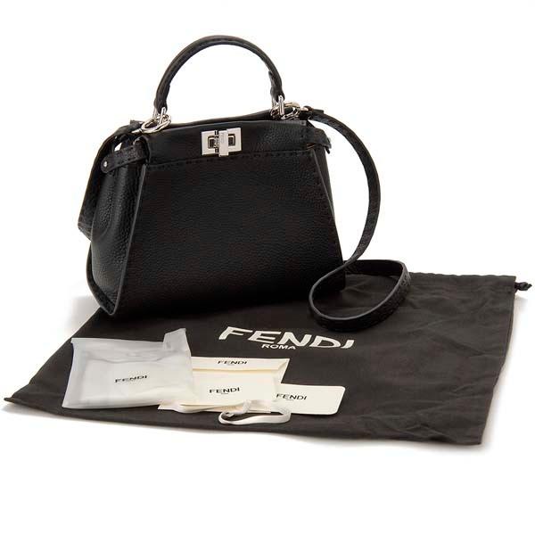 FENDI フェンディ ハンドバッグ レディース ブラック 8BN244 Q0J FENDI フェンディ ハンドバッグ レディース ブラック 8BN244 Q0J