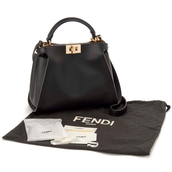 FENDI フェンディ ハンドバッグ レディース ブラック 8BN302 SMQ FENDI フェンディ ハンドバッグ レディース ブラック 8BN302 SMQ
