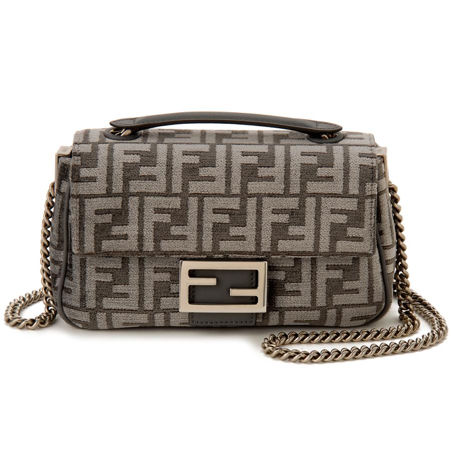 FENDI フェンディ ショルダーバッグ レディース グレー 8BR793 FENDI フェンディ ショルダーバッグ レディース グレー 8BR793