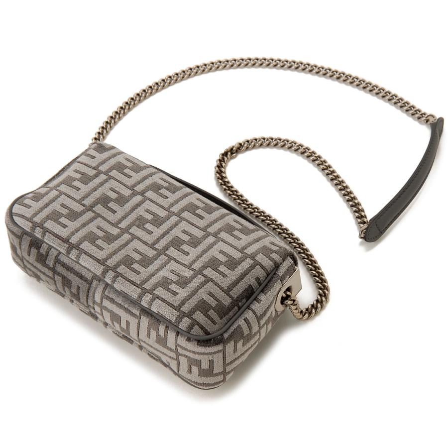 FENDI フェンディ ショルダーバッグ レディース グレー 8BR793 FENDI フェンディ ショルダーバッグ レディース グレー 8BR793