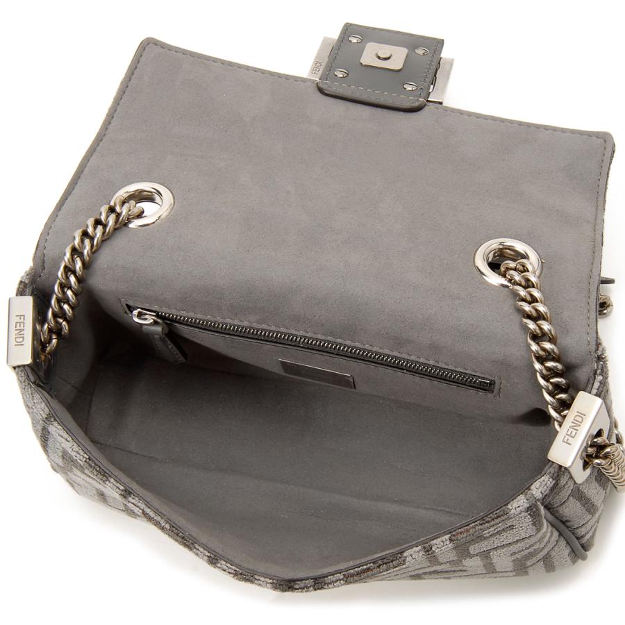 FENDI フェンディ ショルダーバッグ レディース グレー 8BR793 FENDI フェンディ ショルダーバッグ レディース グレー 8BR793