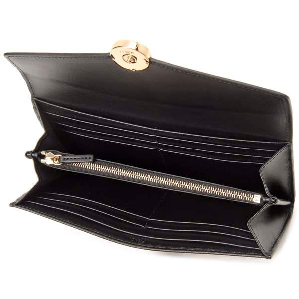FENDI（フェンディ） 長財布 レディース ブラック 黒 8M0251 A18B
