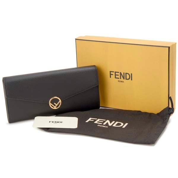 FENDI（フェンディ） 長財布 レディース ブラック 黒 8M0251 A18B