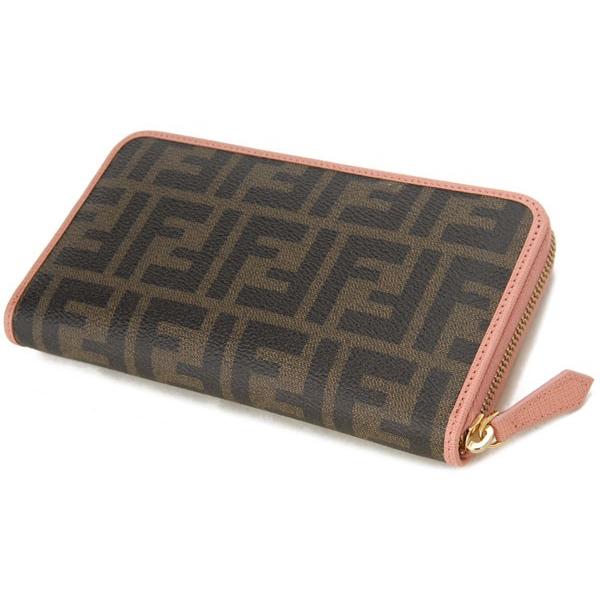 FENDI フェンディ ラウンドファスナー長財布 8M0299 GRP F0V37 ズッカ 
