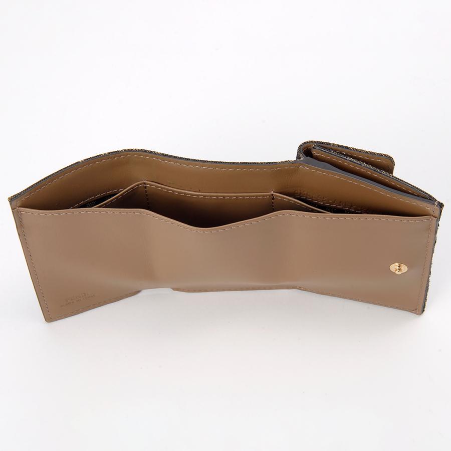 ブランドセール FENDI フェンディ 折財布 三つ折り財布 レディース 8M0395 A98P F0A6E FFモチーフの画像