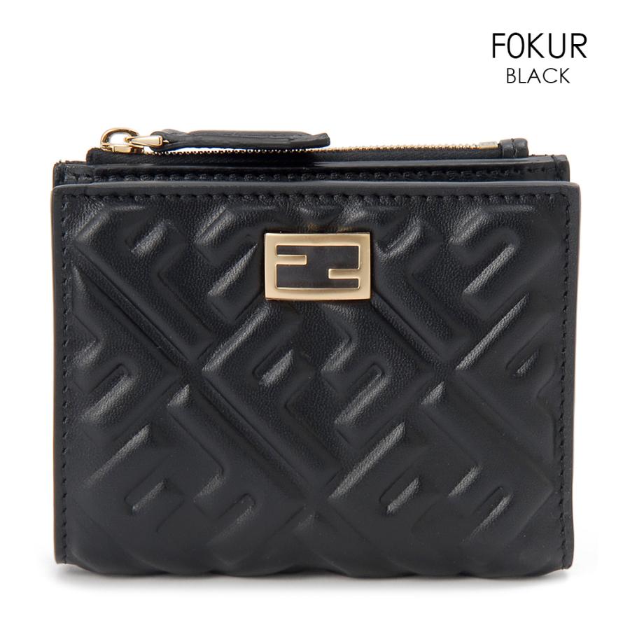 FENDI フェンディ 折財布 二つ折り財布 レディース 8M0506 AAJD FFモチーフ FENDI（フェンディ） 折財布 二つ折り財布 レディース 8M0506 AAJD FF