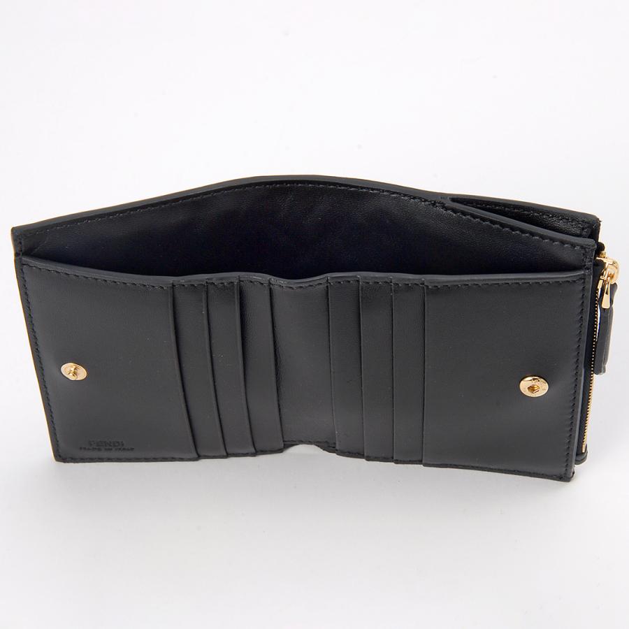 ボーナスストアPlus10％対象店 FENDI フェンディ 折財布 二つ折り財布 レディース 8M0506 AAJD FFモチーフの画像