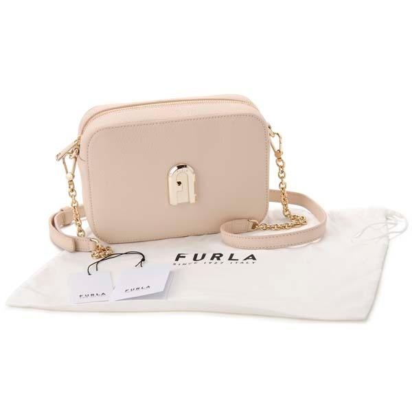 美品✨FURLA フルラ レザー ショルダーバッグ カメラバッグ リリー ピンク フルラ(Furla)フルラ LILLI XL リリー ショルダーバッグ バッグ