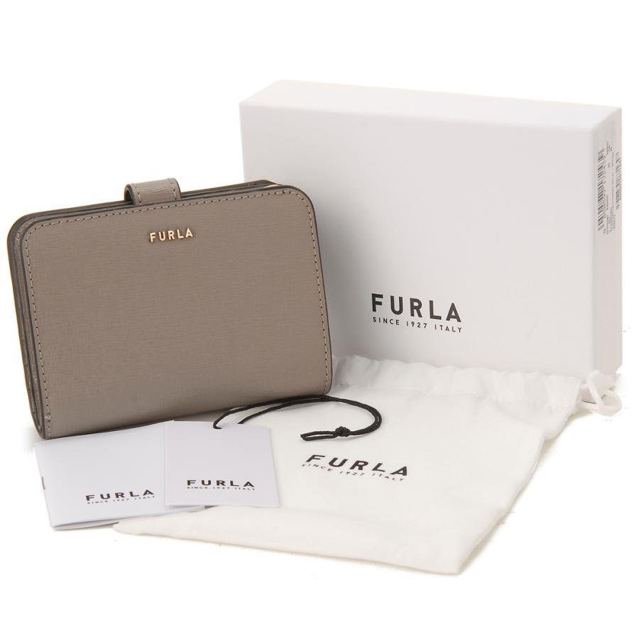 【新品】[FURLA] BABYLON バビロン 二つ折り財布 グレー FURLA（フルラ） 二つ折り財布 レディース グレー PCY0UNO B30 SBB